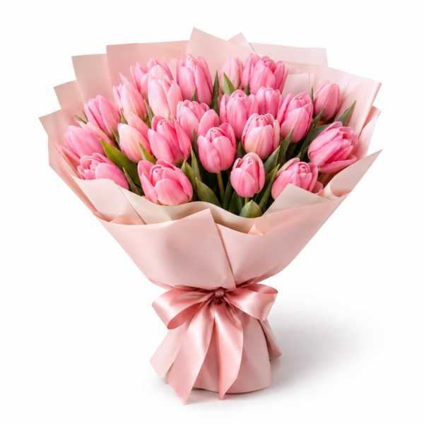Pink Tulip Bouquet