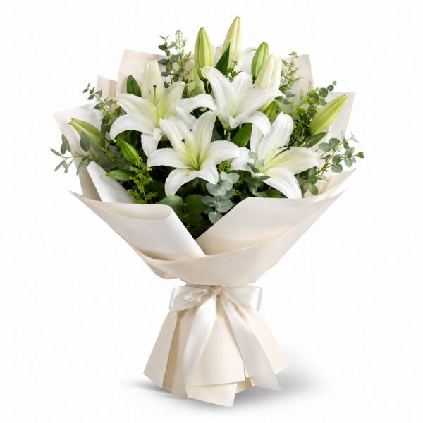 White Lily Bouquet