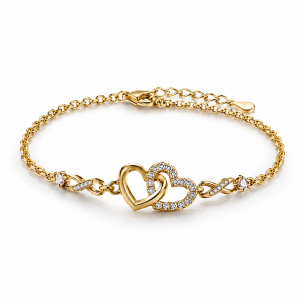 Gold Heart Bracelet