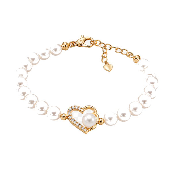 Pearl Heart Bracelet