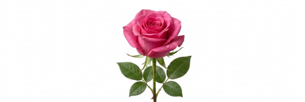 Pink Rose Stem