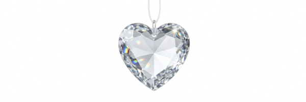 Crystal Heart Ornament