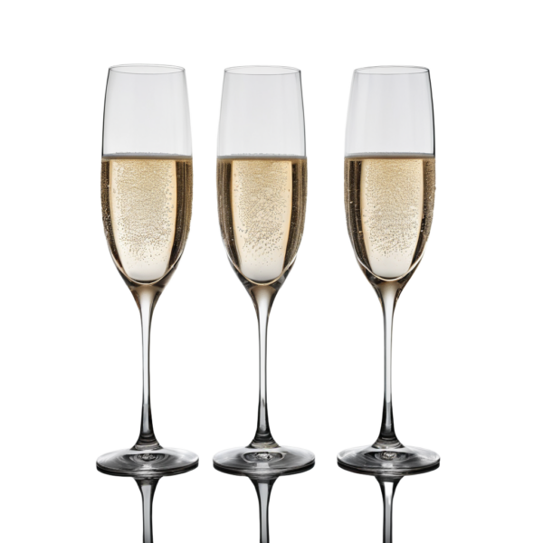 Crystal Champagne Flutes Set