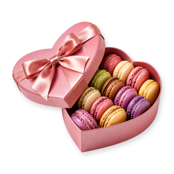 Heart Macaron Box