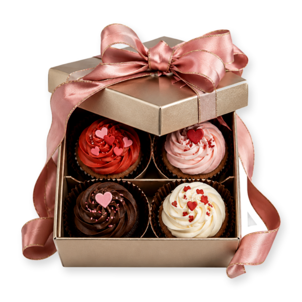 Romantic Cupcake Gift Box