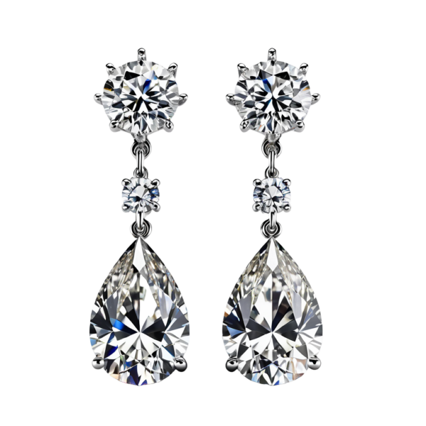 Diamond Drop Earrings