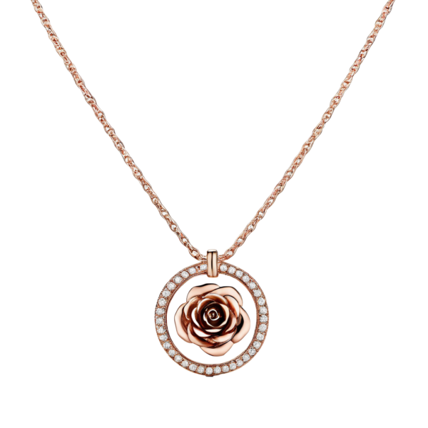 Elegant Rose Gold Necklace