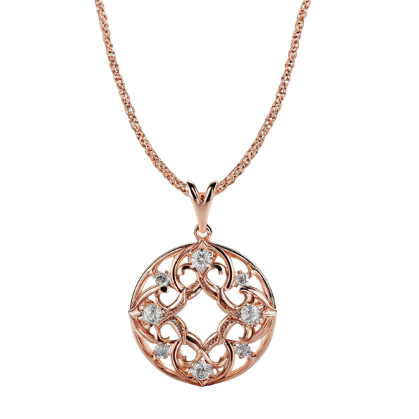 Elegant Rose Gold Necklace