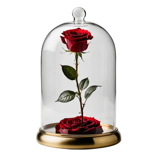 Eternal Rose in Crystal Bell Jar