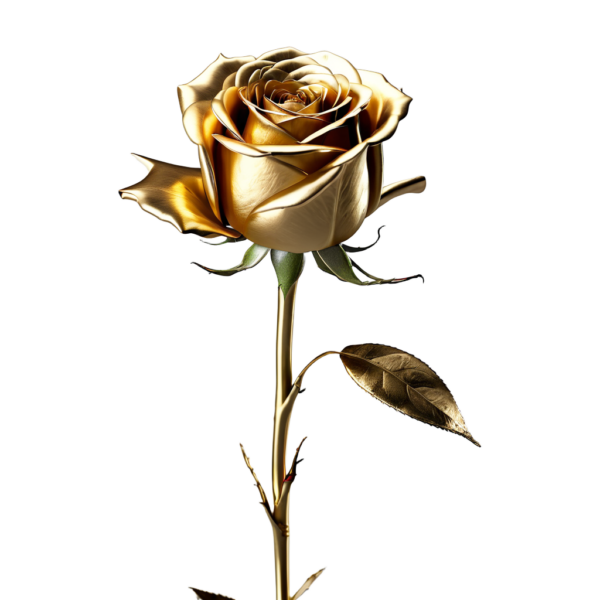 Gold Plated Rose