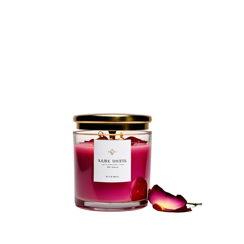 Luxury Rose Petal Candle