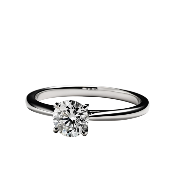 Platinum Diamond Solitaire Ring