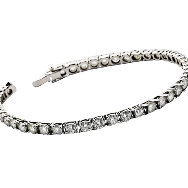 Platinum Diamond Tennis Bracelet