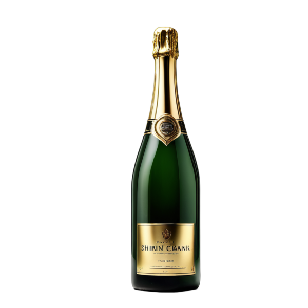 Premium Champagne with Gold Foil