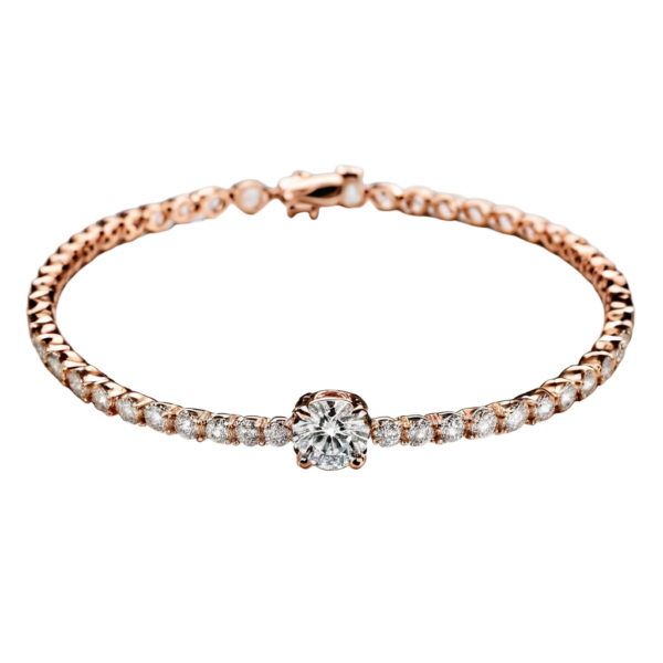 Rose Gold Diamond Bracelet