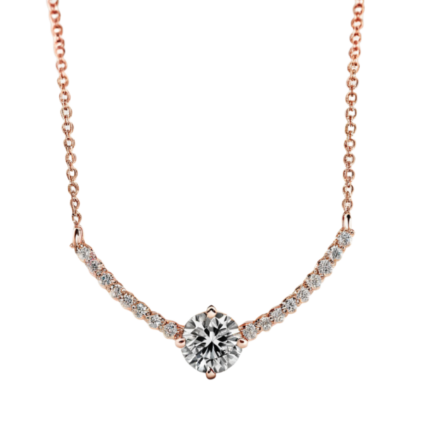 Rose Gold Diamond Necklace