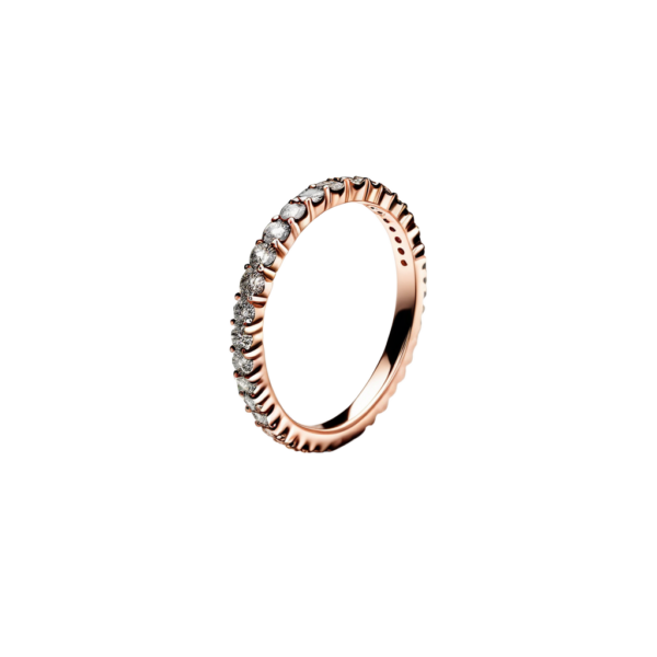 Rose Gold Eternity Ring