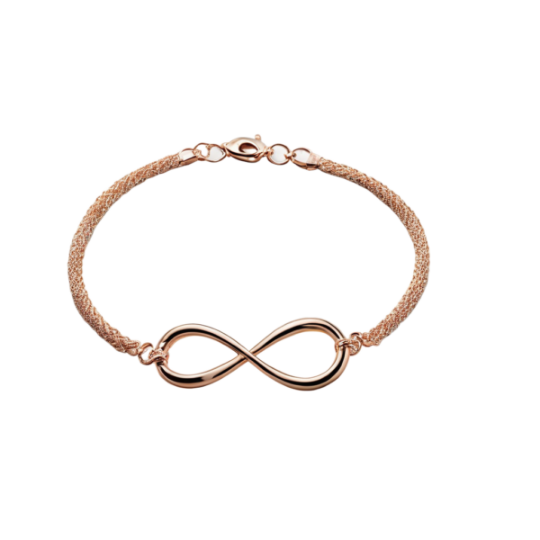 Rose Gold Infinity Bracelet