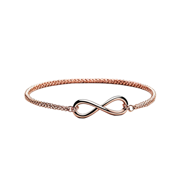 Rose Gold Infinity Bracelet
