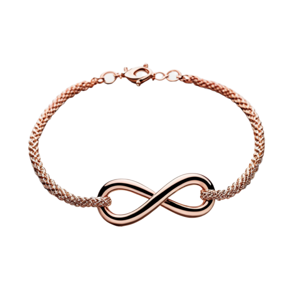 Rose Gold Infinity Bracelet