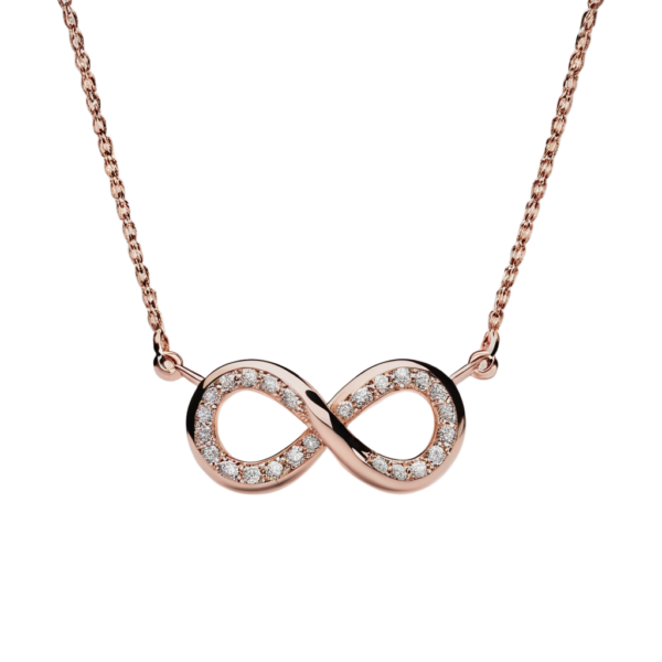 Rose Gold Infinity Necklace