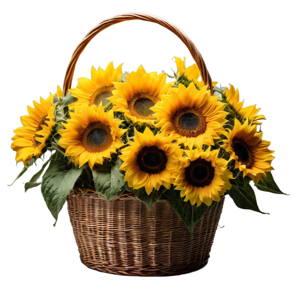 Sunflower Basket